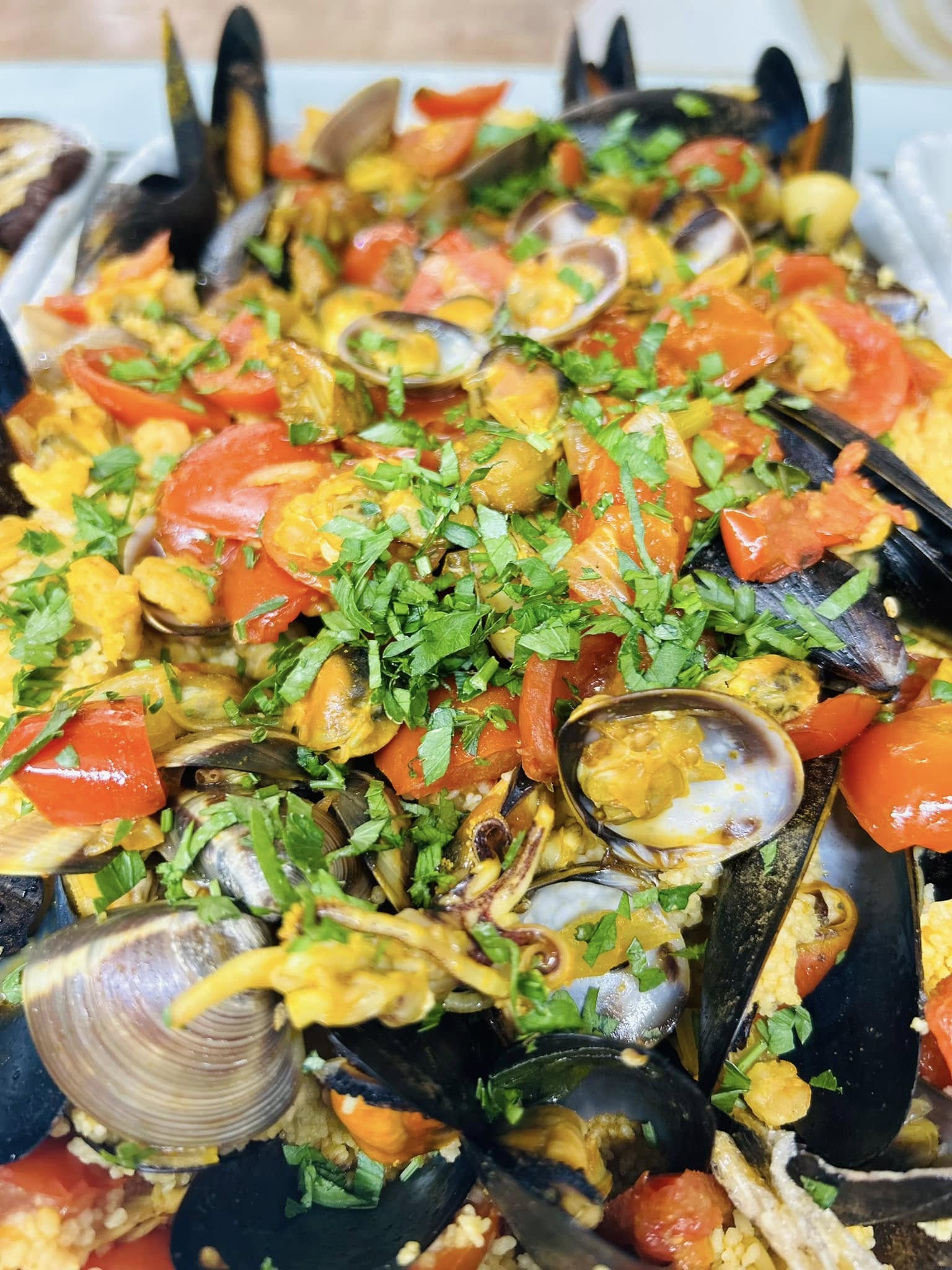 Couscous ai frutti di mare con cozze e vongole
