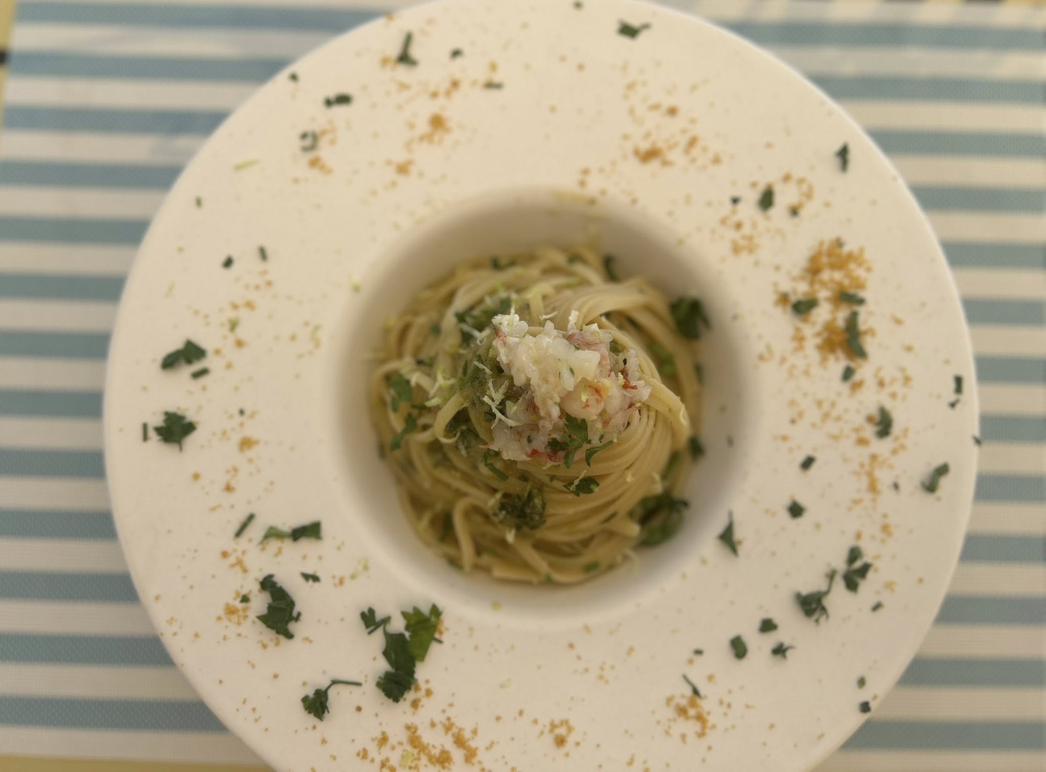 Primo piatto con granella